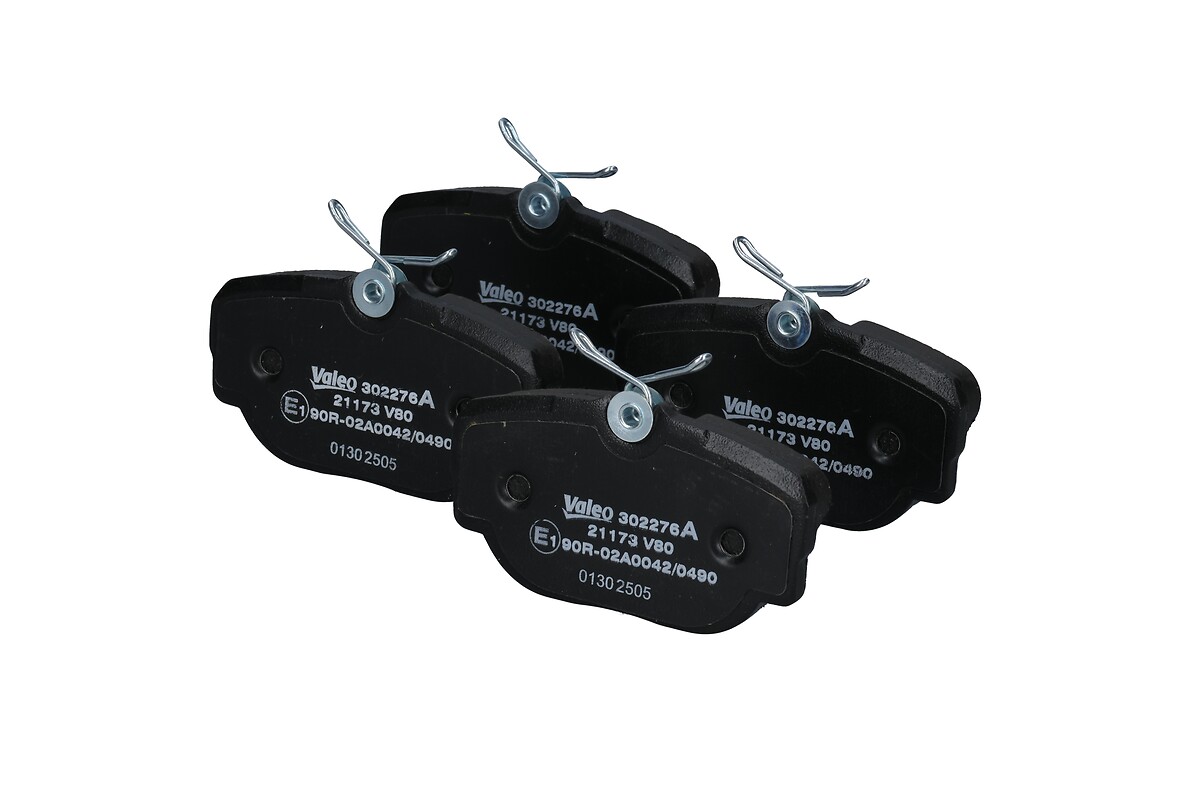 Jeu de 4 plaquettes de frein VALEO ref. 302276A